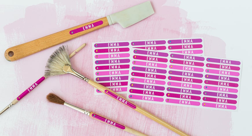 Nimitarrat koulutarvikkeita varten